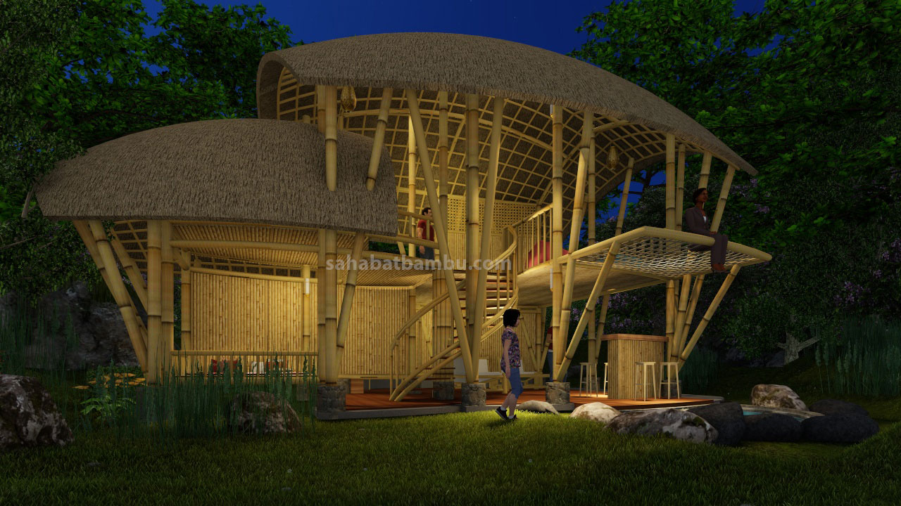 Desain Rumah Bambu