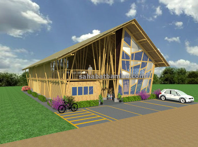 Desain Cafe Bambu