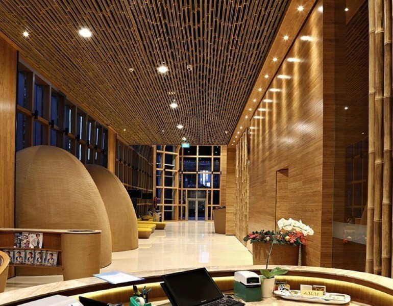 Interior Bambu Bank BTPN