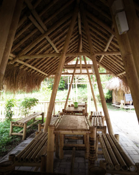 Saung Bambu Bongkar Pasang
